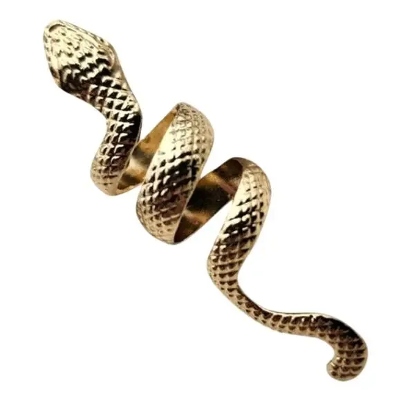Gold Snake Ring - Picture 3 of 7